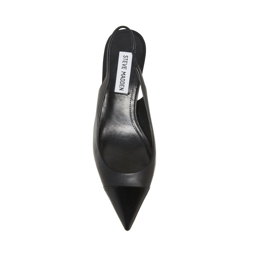 Τακούνια γυναικεια Steve Madden Kling δερματινα μαυρα | GR-5792TWM