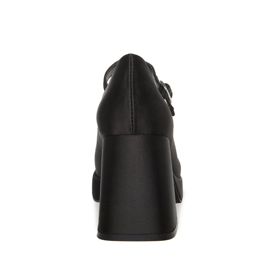 Τακούνια γυναικεια Steve Madden Mingle Satin μαυρα | GR-4786TKM