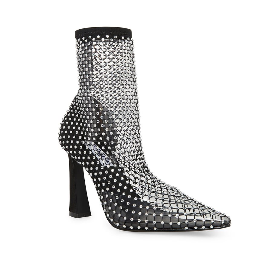 Τακούνια γυναικεια Steve Madden Saphina ασημι | GR-O965FSL