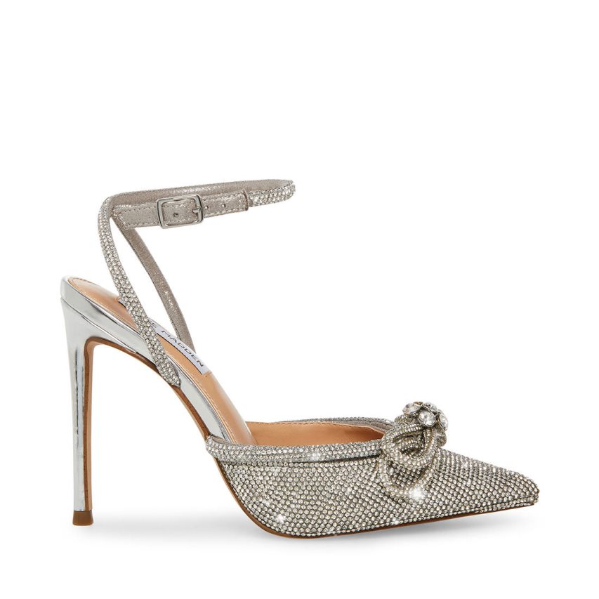 Τακούνια γυναικεια Steve Madden Viable-r ασημι | GR-47O6SDU