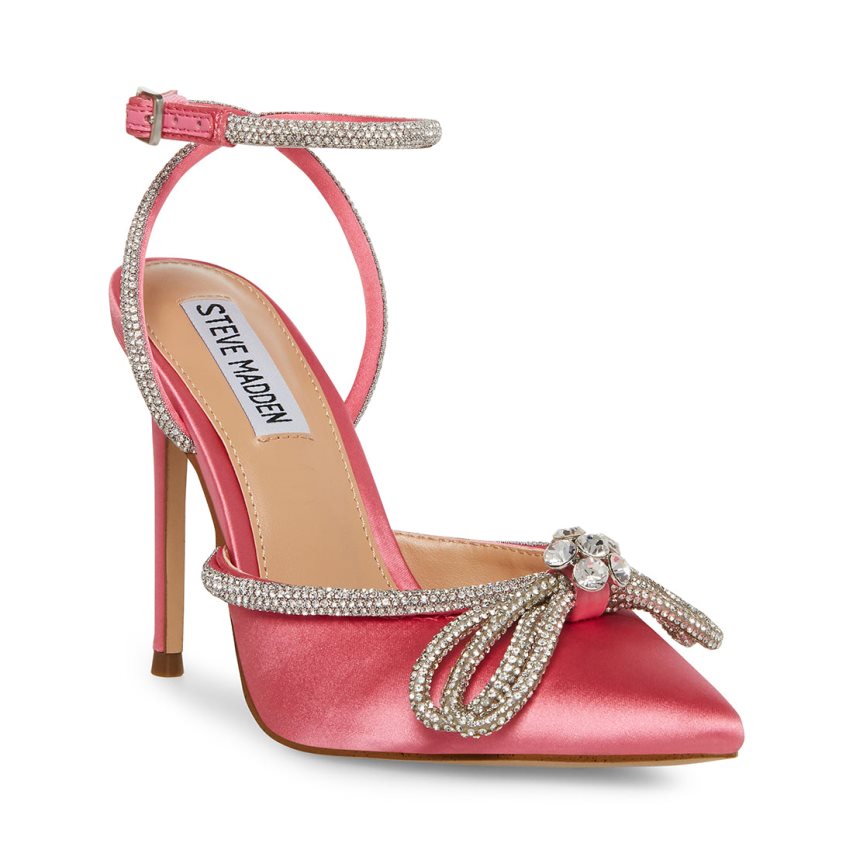 Τακούνια γυναικεια Steve Madden Viable ροζ | GR-95O1KYI