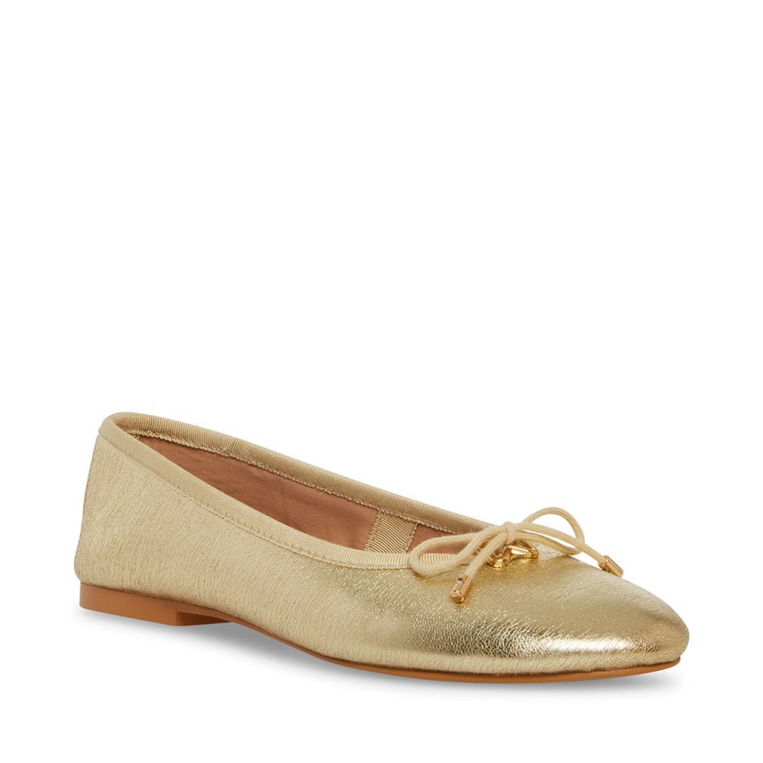 μπαλαρινα γυναικεια Steve Madden Blossoms χρυσο χρωμα | GR-3429IKY