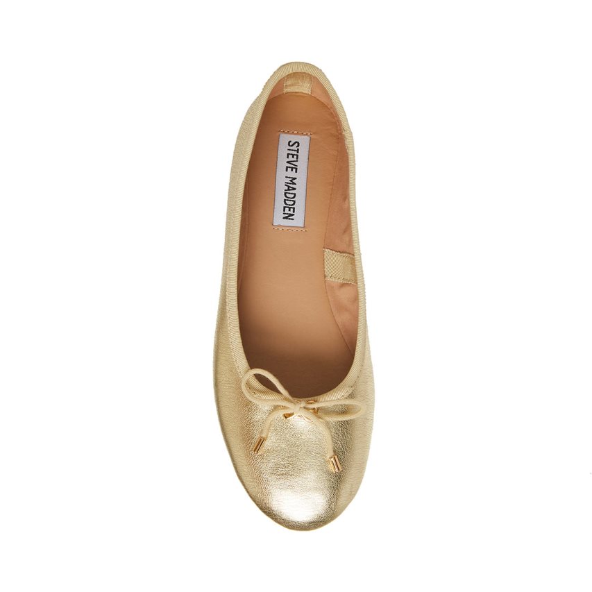 μπαλαρινα γυναικεια Steve Madden Blossoms χρυσο χρωμα | GR-3429IKY
