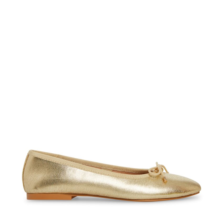 μπαλαρινα γυναικεια Steve Madden Blossoms χρυσο χρωμα | GR-3429IKY