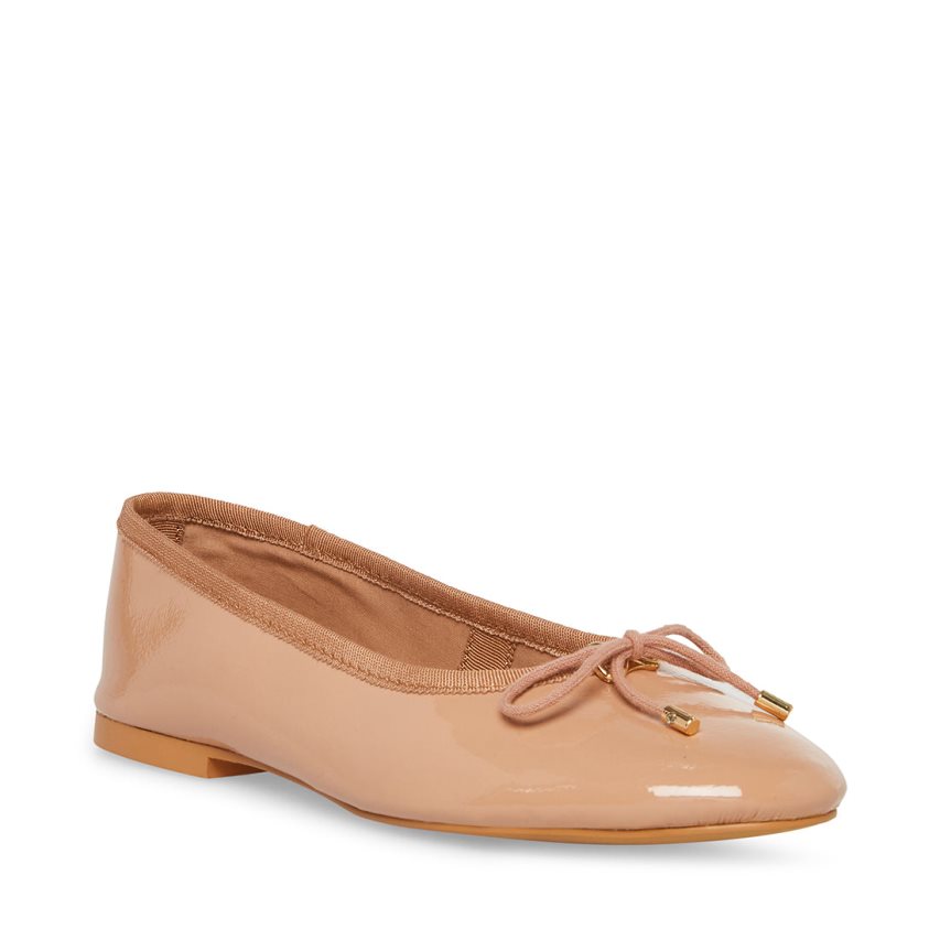 μπαλαρινα γυναικεια Steve Madden Blossoms λουστρινι Μπεζ | GR-O681UHA