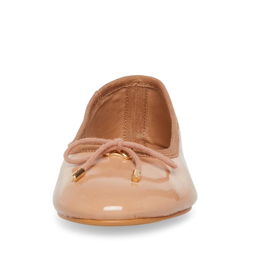 μπαλαρινα γυναικεια Steve Madden Blossoms λουστρινι Μπεζ | GR-O681UHA