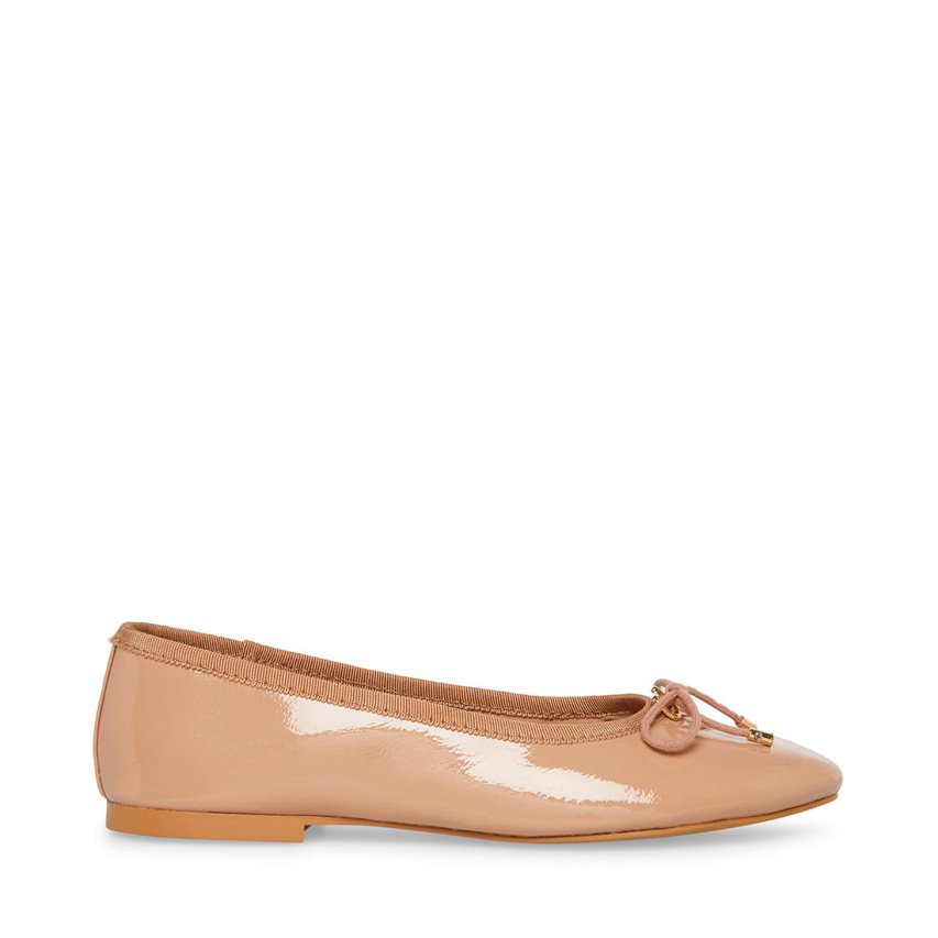μπαλαρινα γυναικεια Steve Madden Blossoms λουστρινι Μπεζ | GR-O681UHA