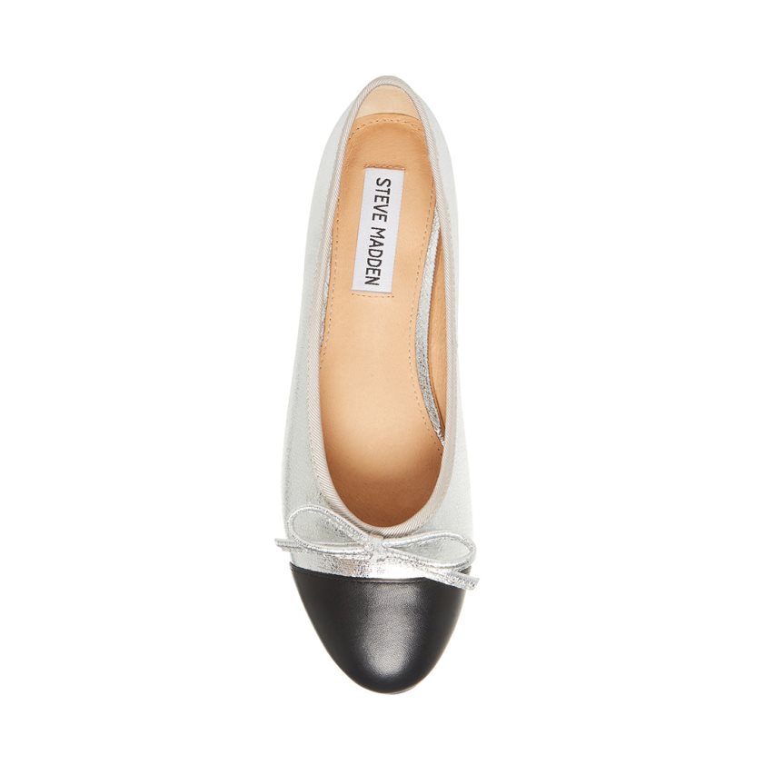 μπαλαρινα γυναικεια Steve Madden Ellison ασημι | GR-4638XFJ
