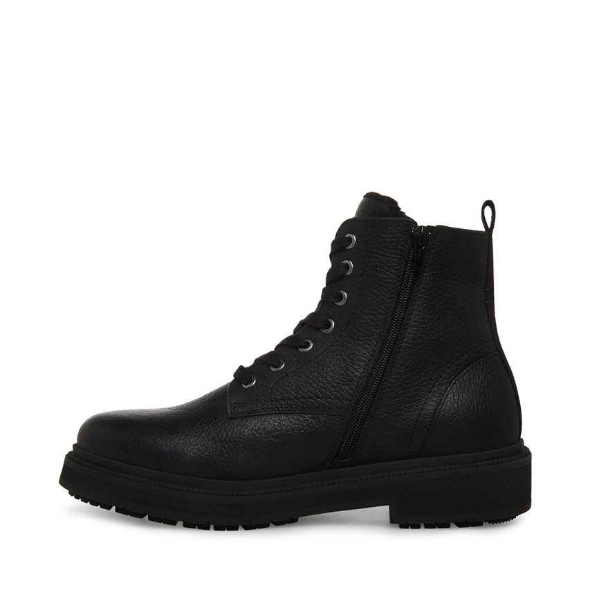 μποτακια ανδρικα Steve Madden Denalii δερματινα μαυρα | GR-9527MES