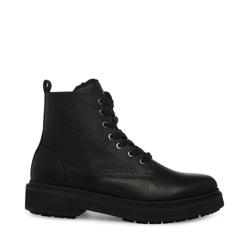 μποτακια ανδρικα Steve Madden Denalii δερματινα μαυρα | GR-9527MES