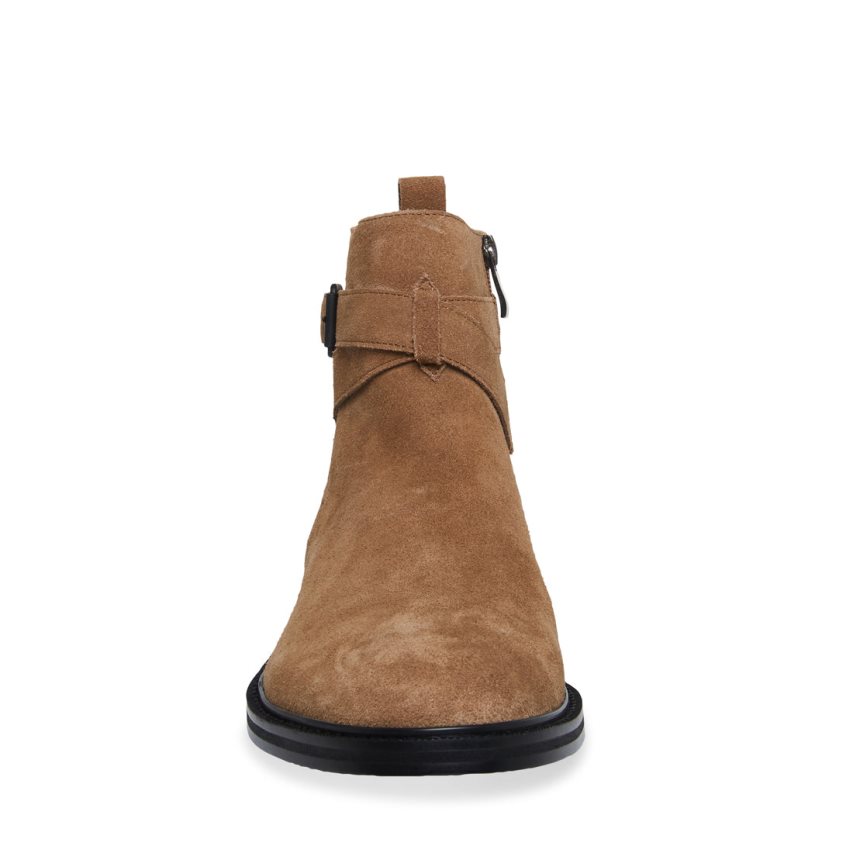 μποτακια ανδρικα Steve Madden Matthew σουετ καφε | GR-612OVYE