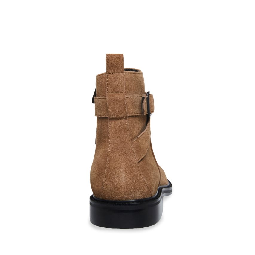 μποτακια ανδρικα Steve Madden Matthew σουετ καφε | GR-612OVYE