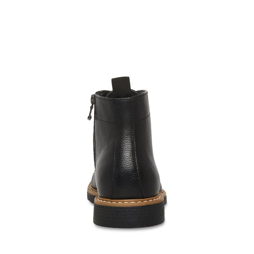μποτακια ανδρικα Steve Madden Mitchell δερματινα μαυρα | GR-3264KJX