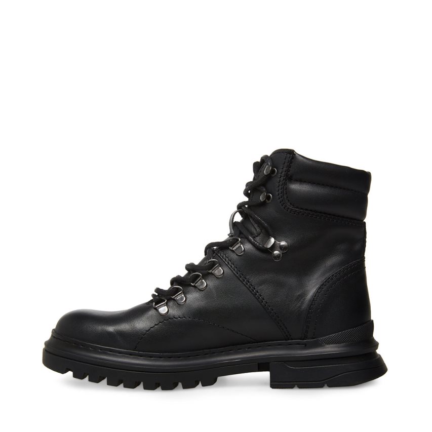μποτακια ανδρικα Steve Madden Monty δερματινα μαυρα | GR-8731ZLE