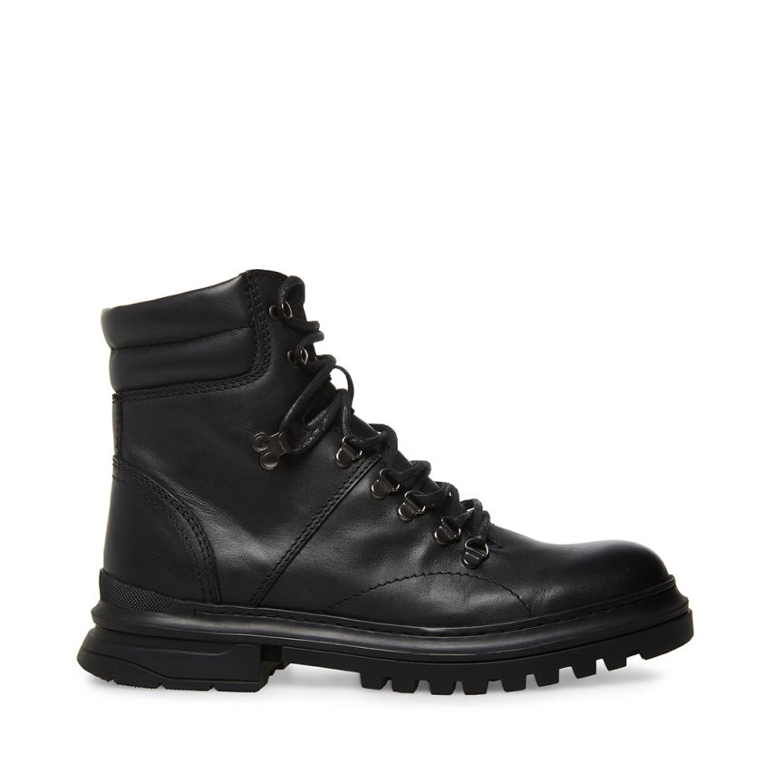 μποτακια ανδρικα Steve Madden Monty δερματινα μαυρα | GR-8731ZLE