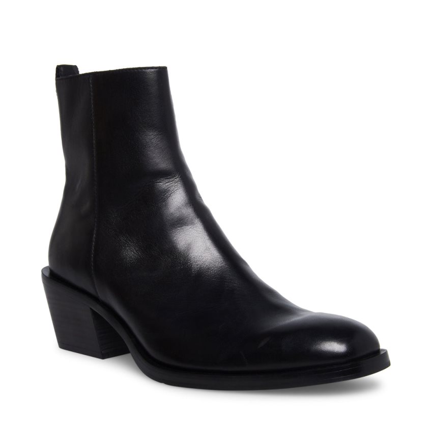 μποτακια ανδρικα Steve Madden Richie δερματινα μαυρα | GR-3861MFX