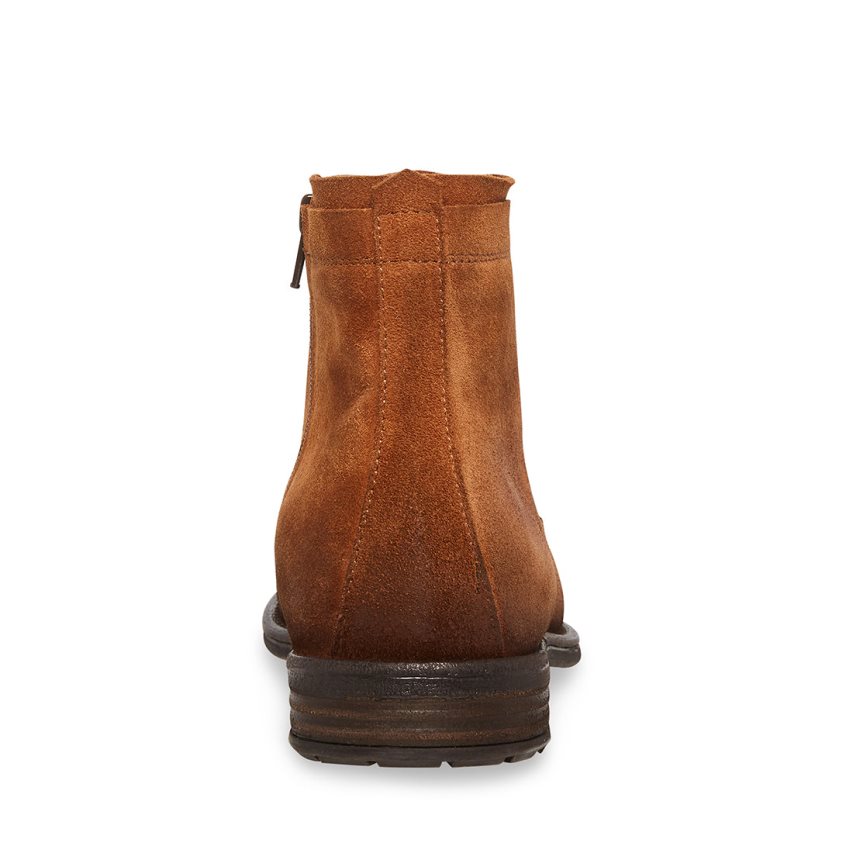 μποτακια ανδρικα Steve Madden Wells σουετ καφε | GR-1739KJF