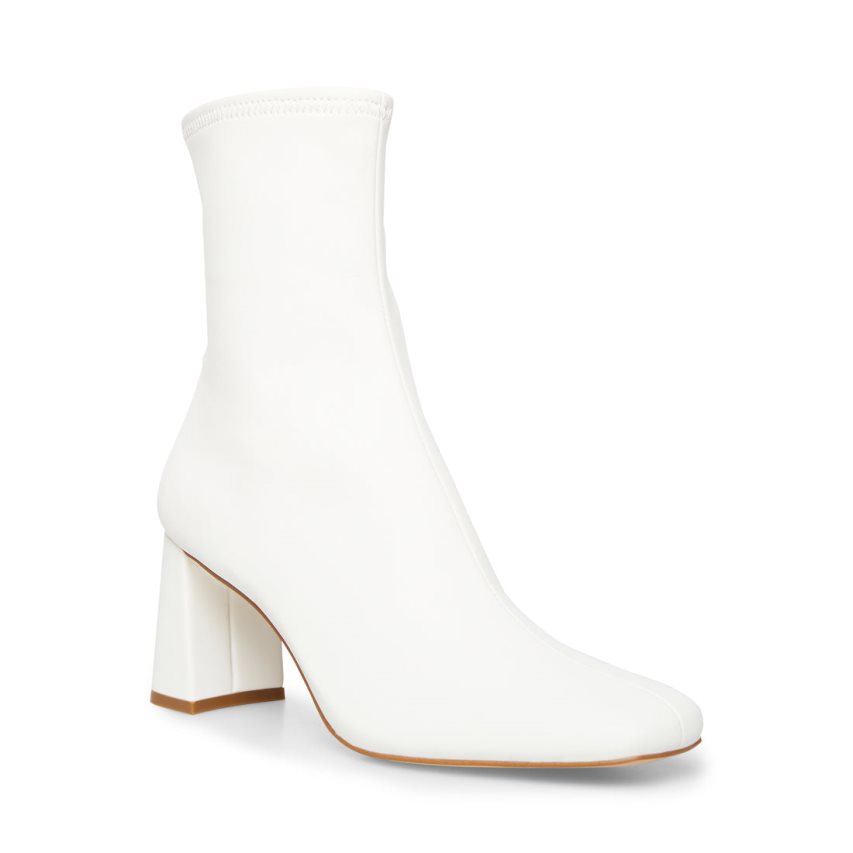 μποτακια γυναικεια Steve Madden Hush ασπρα | GR-8742AZO