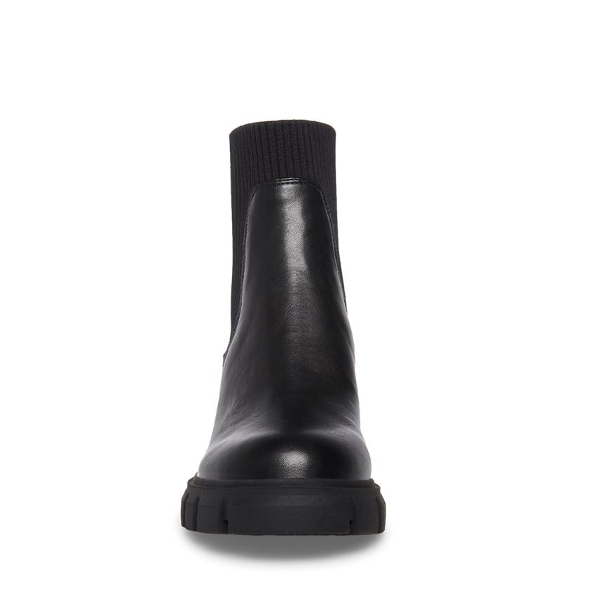 μποτακια γυναικεια Steve Madden Hutch μαυρα | GR-3O41BXI