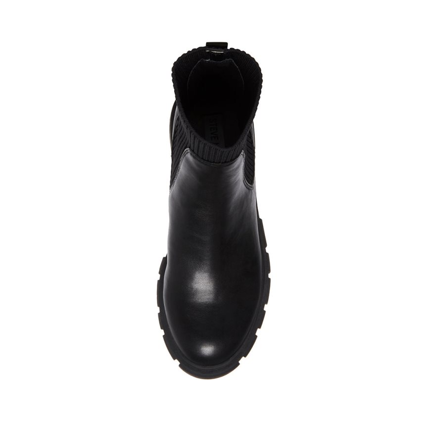 μποτακια γυναικεια Steve Madden Hutch μαυρα | GR-3O41BXI