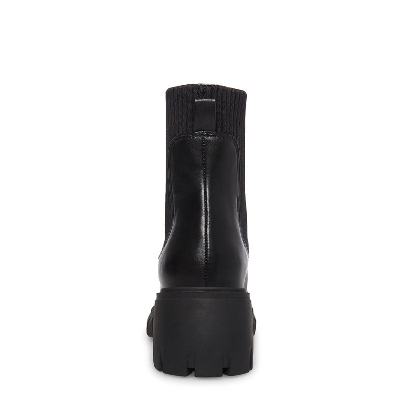 μποτακια γυναικεια Steve Madden Hutch μαυρα | GR-3O41BXI