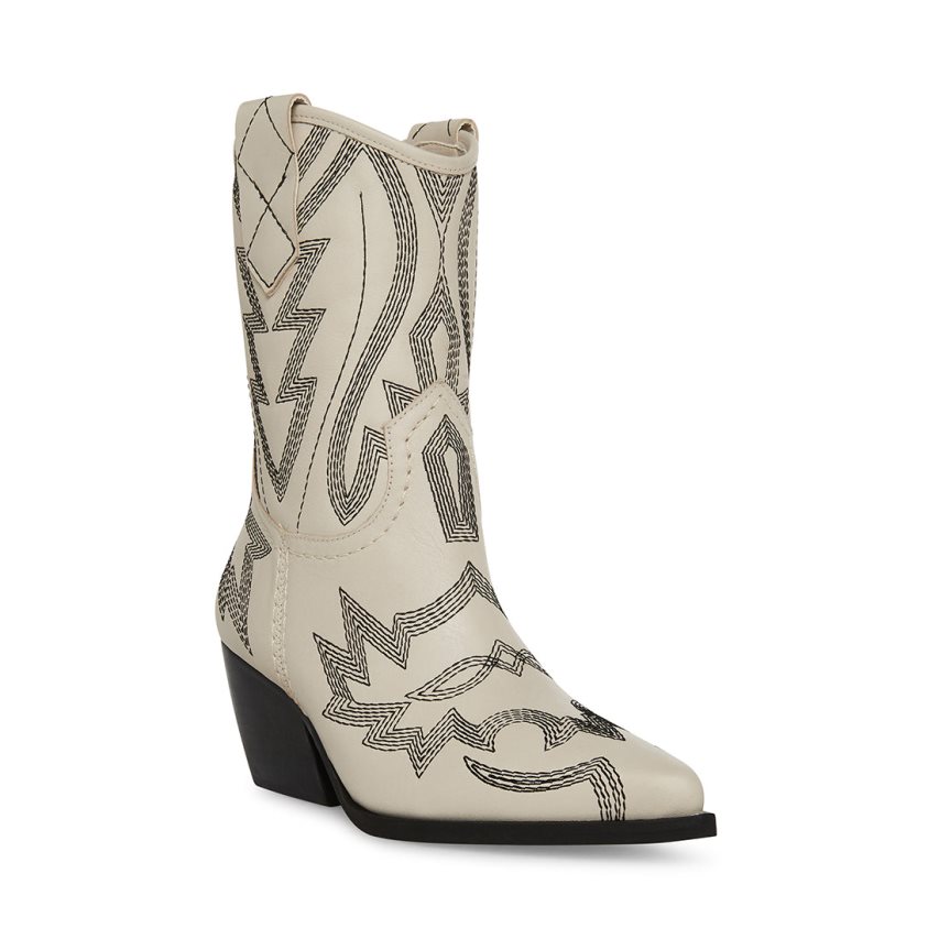μποτακια γυναικεια Steve Madden Leo Μπεζ | GR-3892SDX