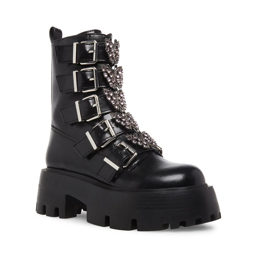 μποτακια γυναικεια Steve Madden Maddy μαυρα | GR-9147SYT