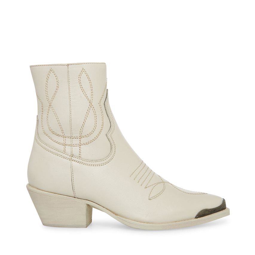 μποτακια γυναικεια Steve Madden son δερματινα κρέμα | GR-1483FAH