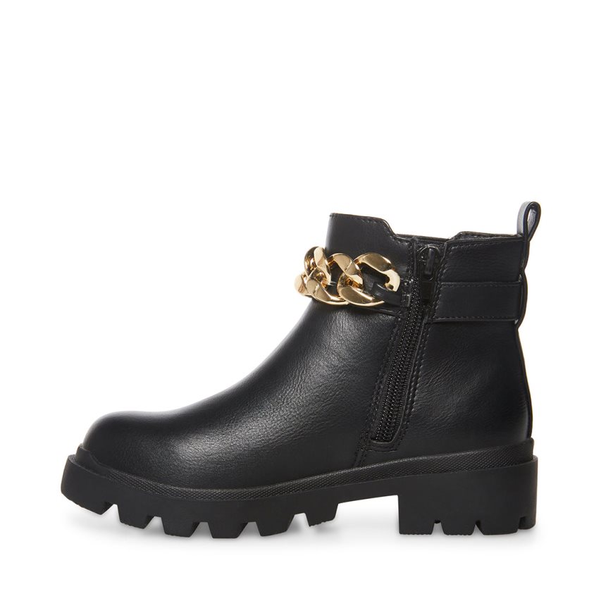 μποτακια παιδικα Steve Madden Jamuletc μαυρα | GR-O496GEN
