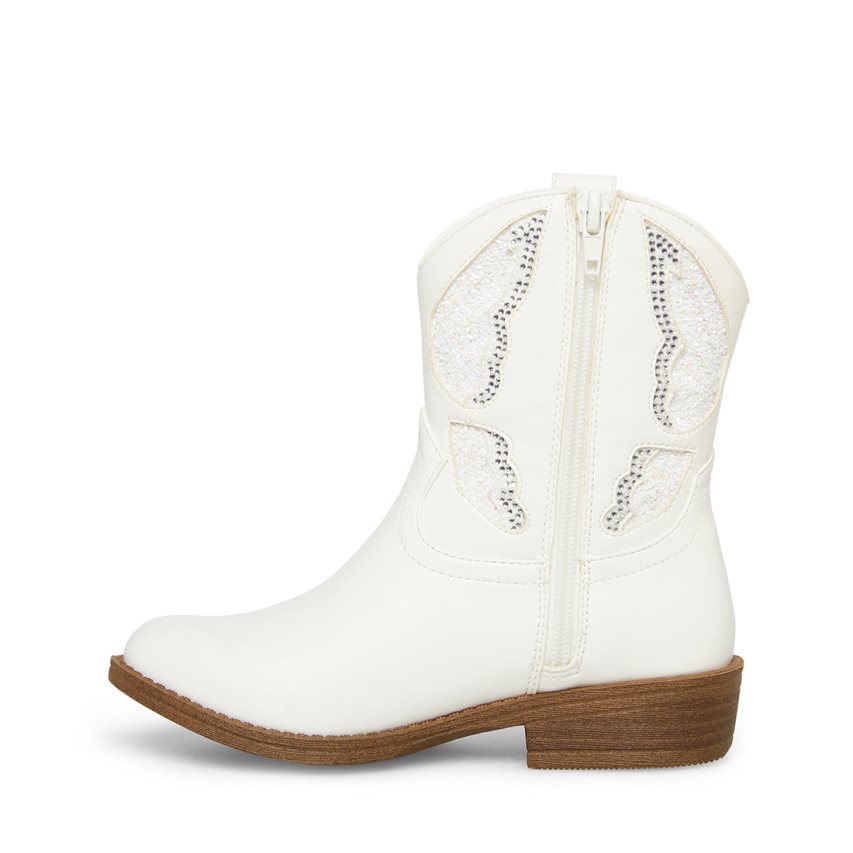 μποτακια παιδικα Steve Madden Jhayward ασπρα | GR-7O19BVR