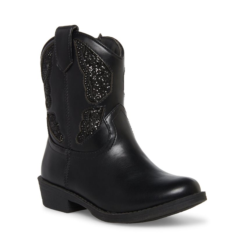 μποτακια παιδικα Steve Madden Jhayward μαυρα | GR-79O3XGF