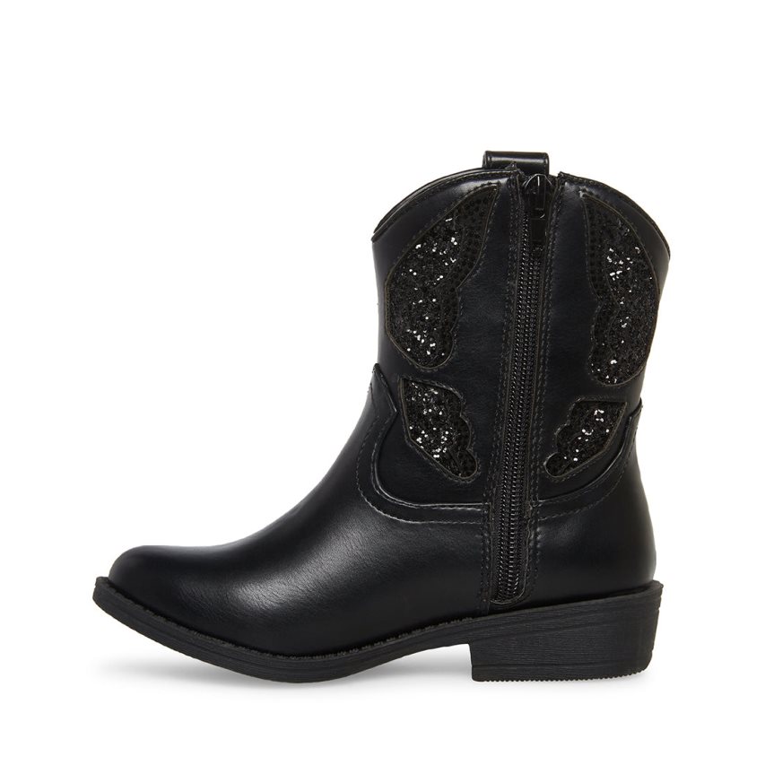 μποτακια παιδικα Steve Madden Jhayward μαυρα | GR-79O3XGF