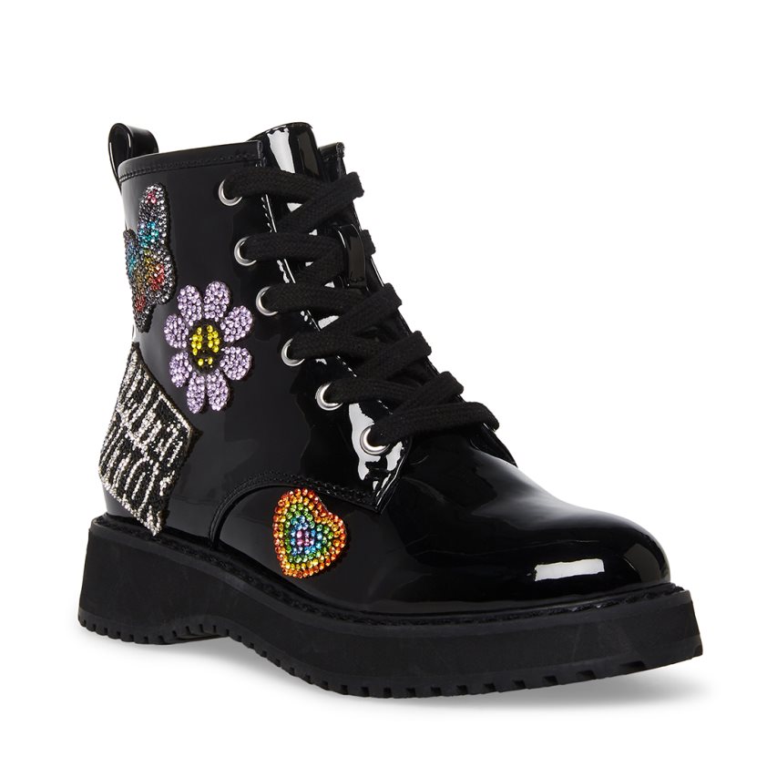 μποτακια παιδικα Steve Madden Jkudos μαυρα | GR-1396GDR