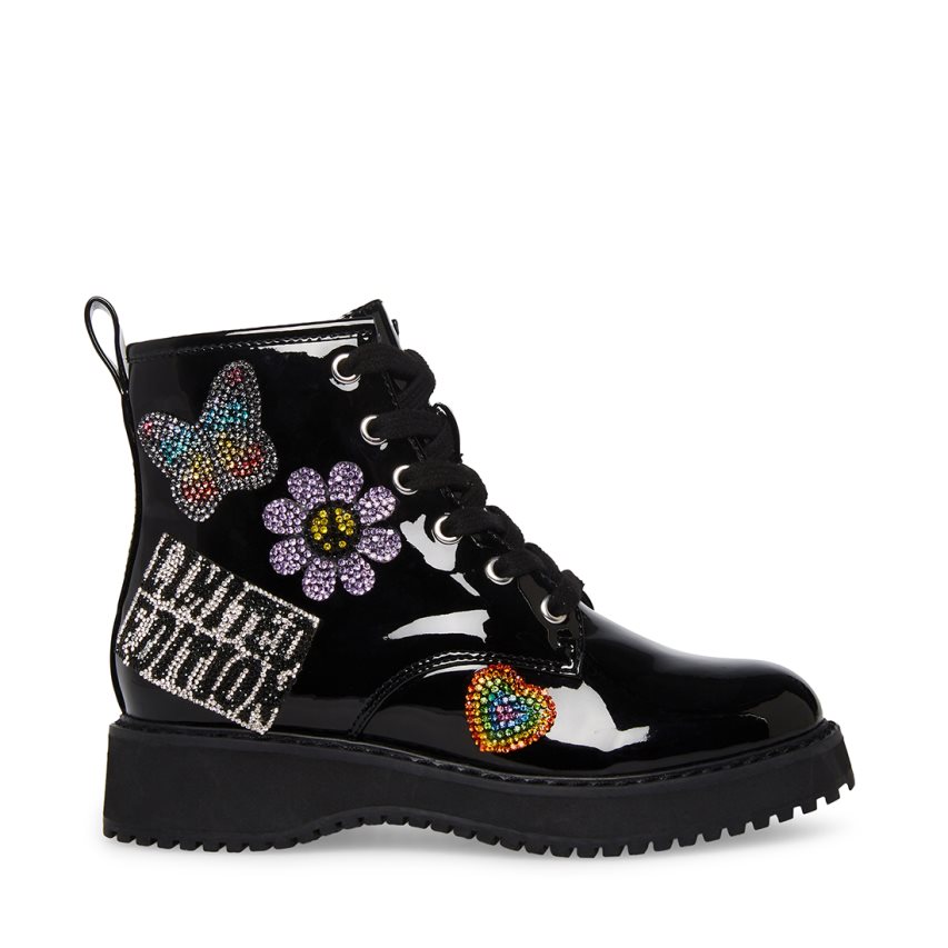 μποτακια παιδικα Steve Madden Jkudos μαυρα | GR-1396GDR