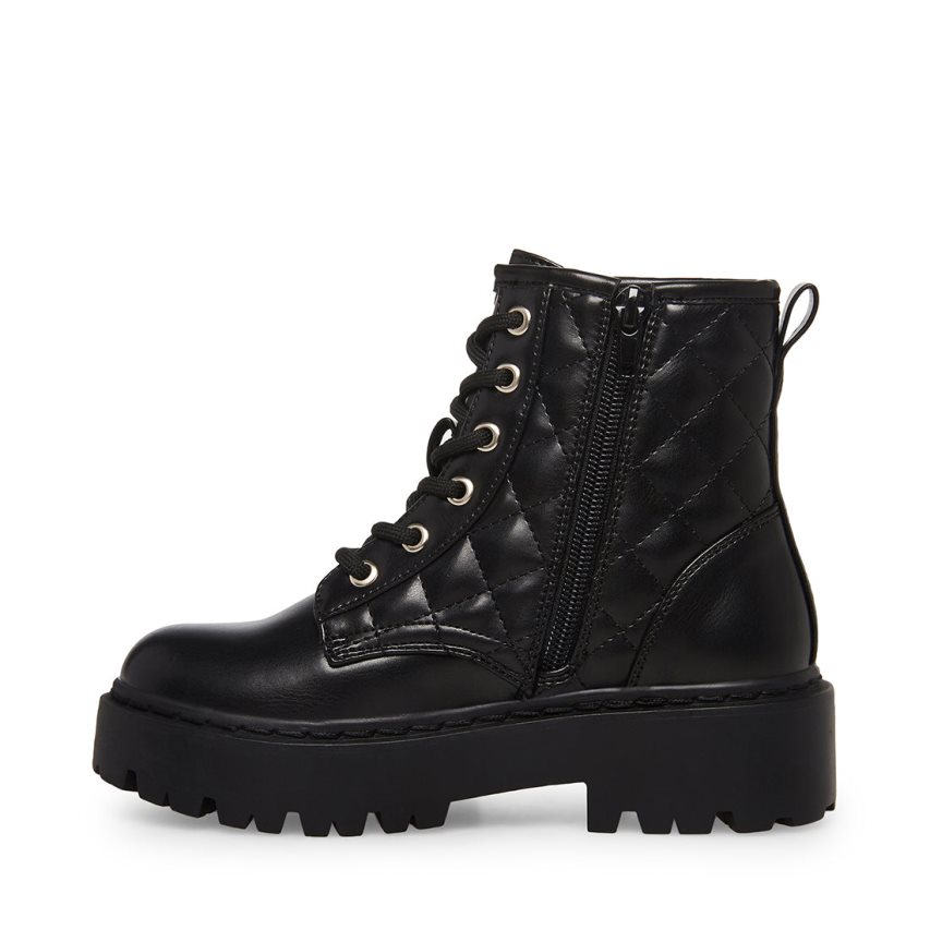 μποτακια παιδικα Steve Madden Jrockk μαυρα | GR-7459YWH