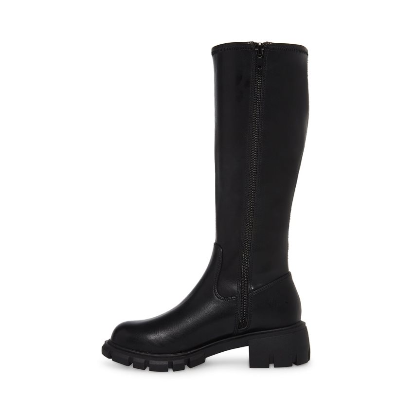 μποτεσ μεχρι το γονατο παιδικα Steve Madden Jaberdn μαυρα | GR-1452LJZ