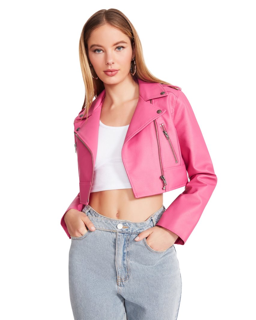 μπουφαν γυναικεια Steve Madden Molly ροζ | GR-6792MQF
