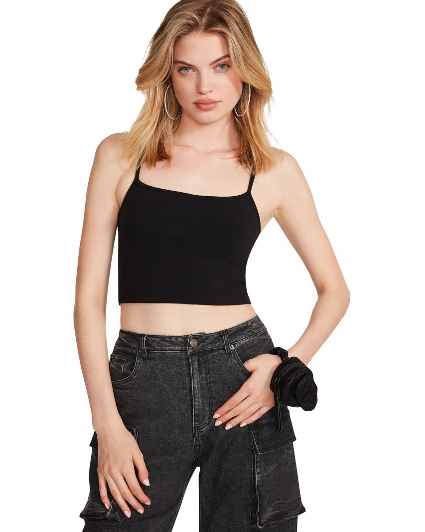 παντελονι γυναικεια Steve Madden Brody Denim μαυρα | GR-6189IDL