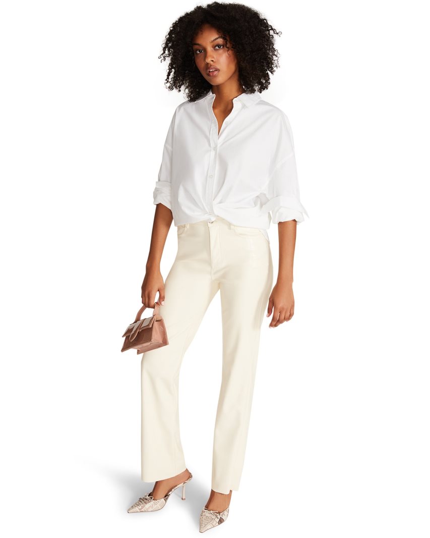 παντελονι γυναικεια Steve Madden Jolie Vanilla κρέμα | GR-5297BTQ