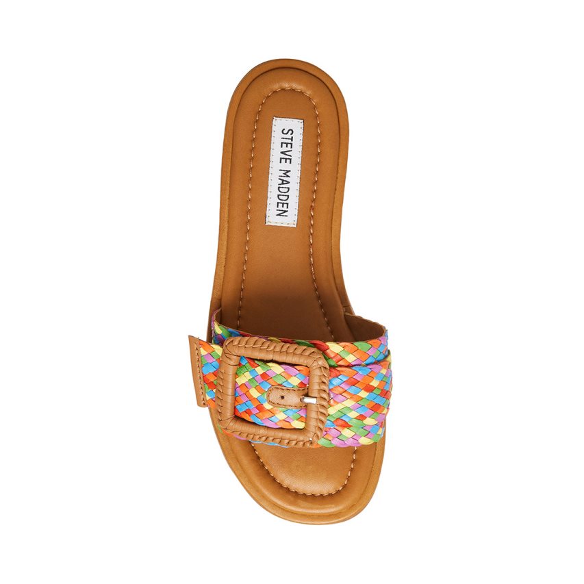 παντοφλεσ γυναικεια Steve Madden Della καφε | GR-1856KMW