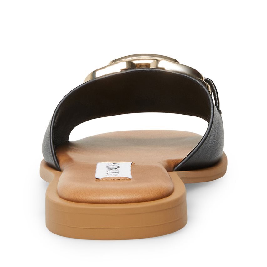 παντοφλεσ γυναικεια Steve Madden Gene μαυρα | GR-5427ELR