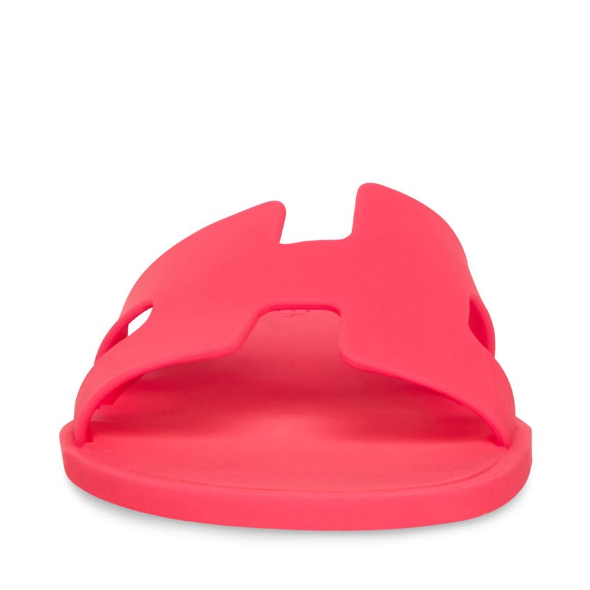 παντοφλεσ γυναικεια Steve Madden Hadyn-j Neon ροζ | GR-2741COV