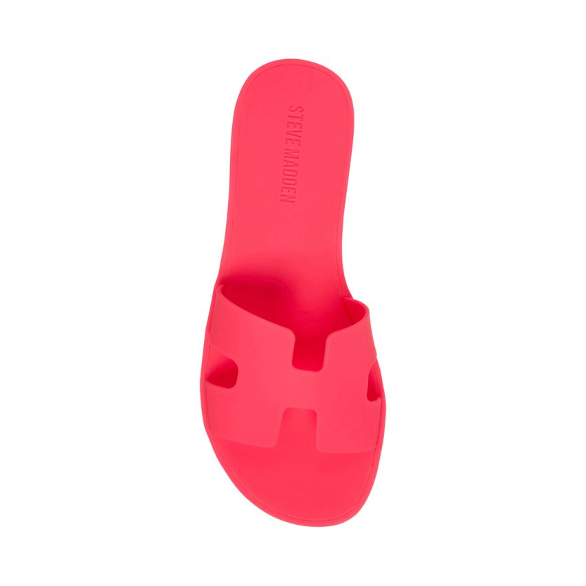 παντοφλεσ γυναικεια Steve Madden Hadyn-j Neon ροζ | GR-2741COV