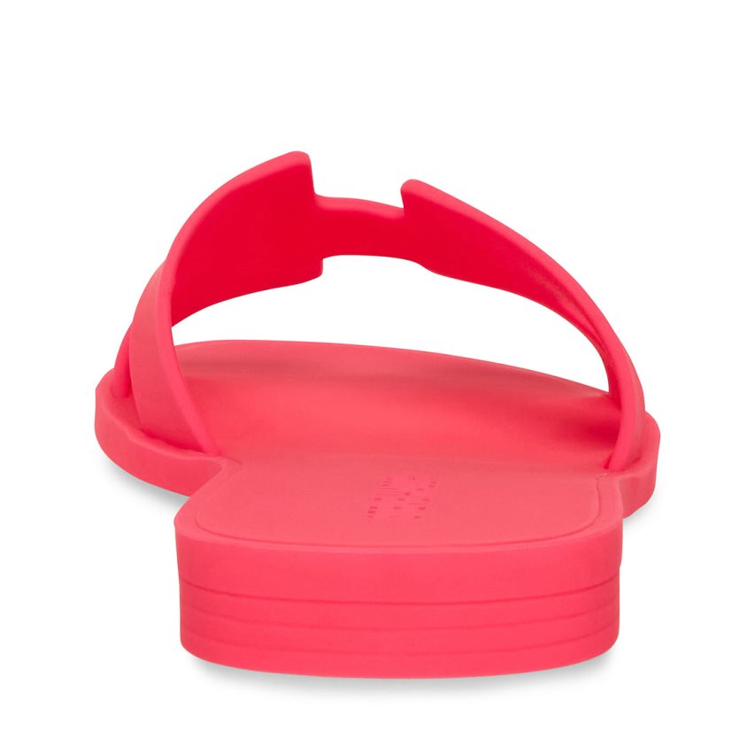 παντοφλεσ γυναικεια Steve Madden Hadyn-j Neon ροζ | GR-2741COV