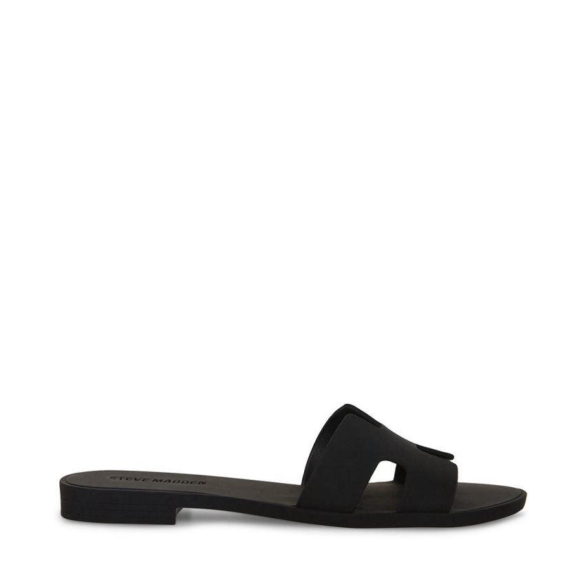 παντοφλεσ γυναικεια Steve Madden Hadyn-j μαυρα | GR-9853OUV