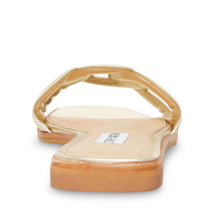 παντοφλεσ γυναικεια Steve Madden Helene χρυσο χρωμα | GR-5246MSY