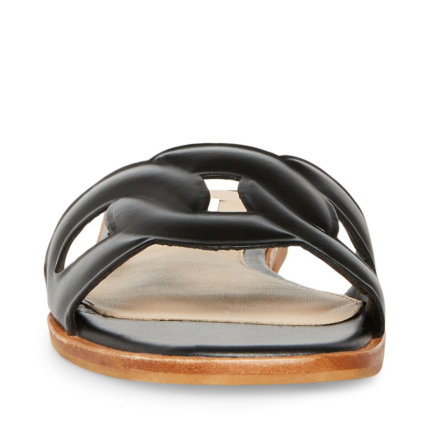 παντοφλεσ γυναικεια Steve Madden Helene μαυρα | GR-8O42WJL