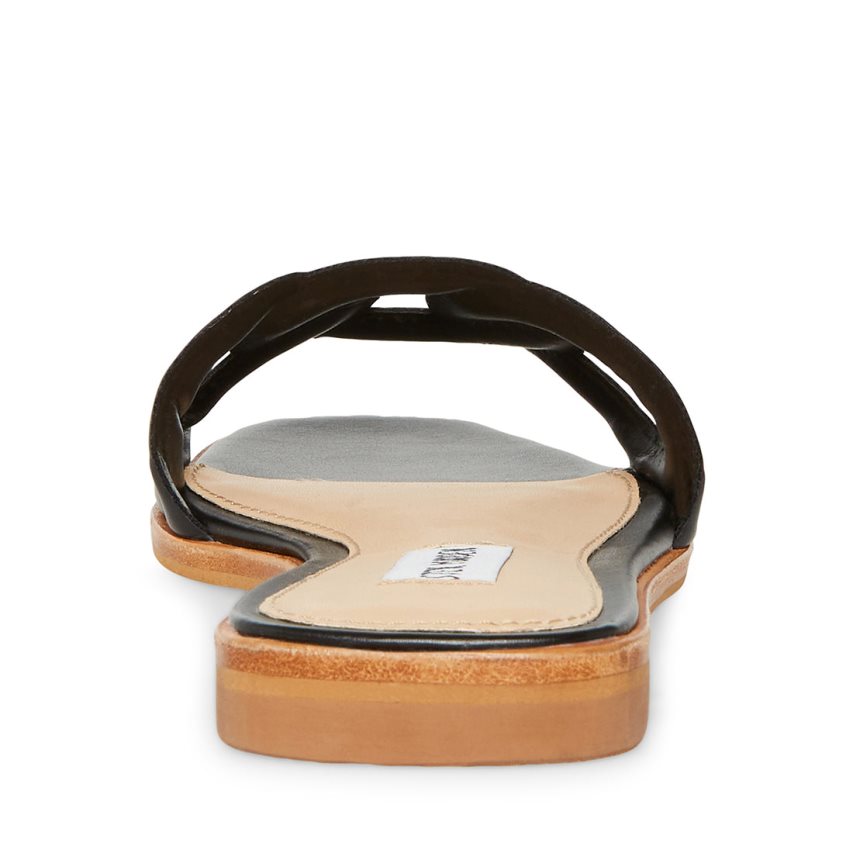 παντοφλεσ γυναικεια Steve Madden Helene μαυρα | GR-8O42WJL