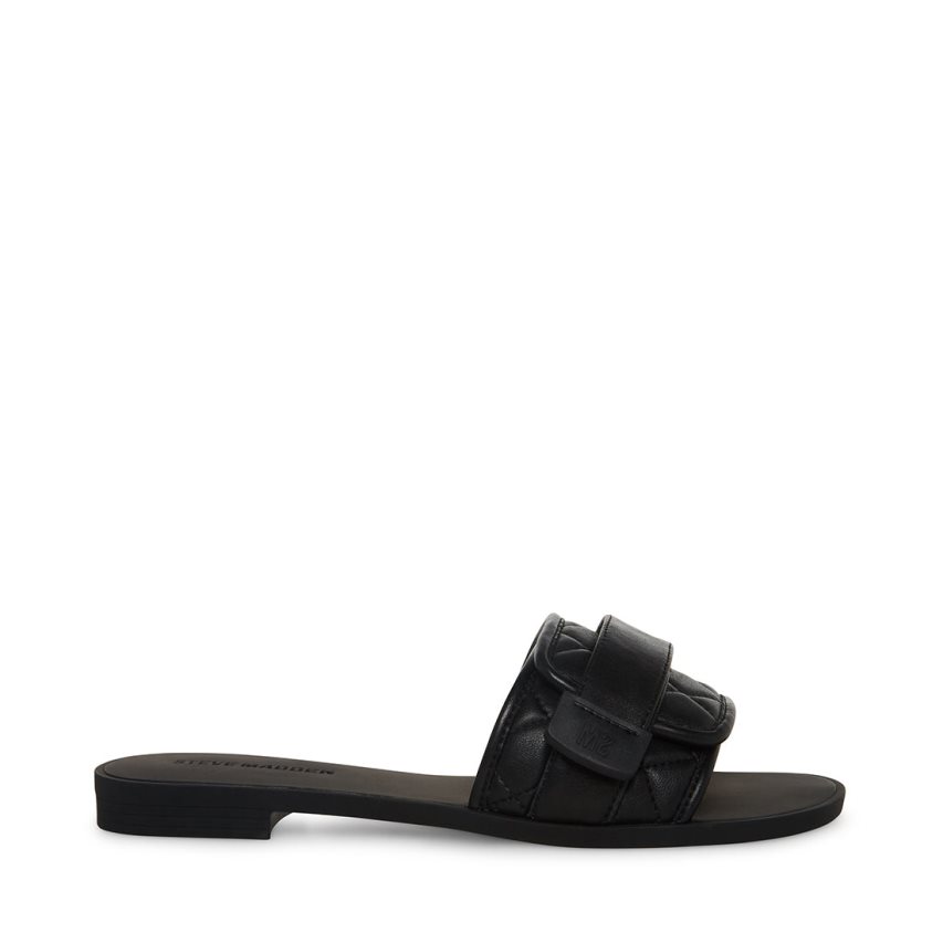 παντοφλεσ γυναικεια Steve Madden Janelle μαυρα | GR-O624KOU