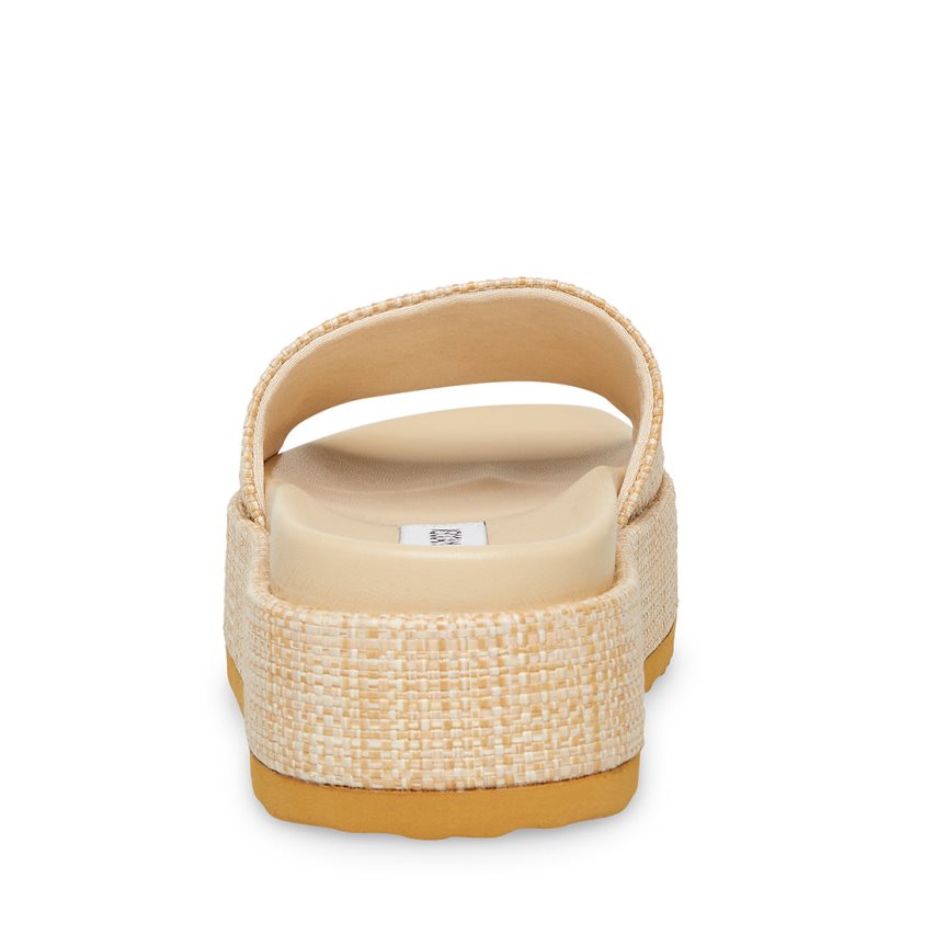 παντοφλεσ γυναικεια Steve Madden Kasper Natural Μπεζ | GR-5139RYM